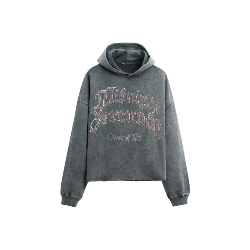 ZARA Sweatshirt Men's Light Gray-0