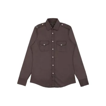 GUCCI Shirts Men Brown