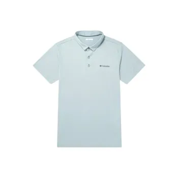 Columbia Polo Shirts Men Light Blue