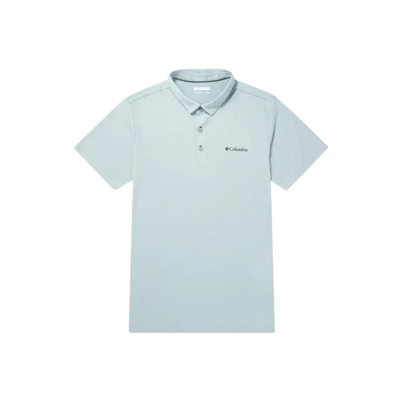 Columbia Polo Shirts Men Light Blue-0