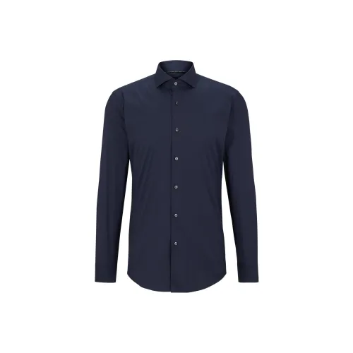HUGO BOSS Spread collar Poplin Shirt
