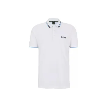 HUGO BOSS SS23 Polo Shirts Men White
