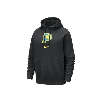 Nike Indiana Pacers Club Fleece City Edition Sweatshirt City Edition Indiana Pacers Walker Men's Black