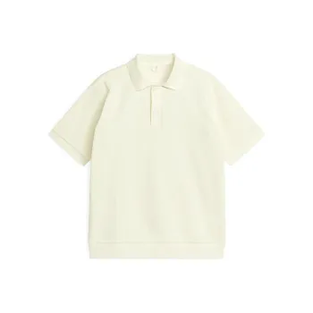 ARKET Polo Shirts Men Ecru