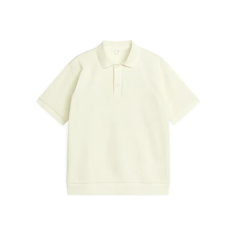 ARKET Polo Shirts Men Ecru-0