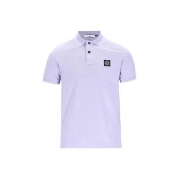 STONE ISLAND Polo Shirt Men's Purple