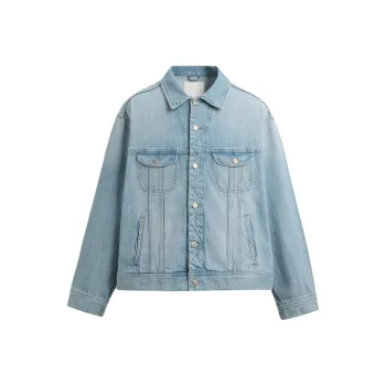 ZARA Denim Jacket Men's Light Blue
