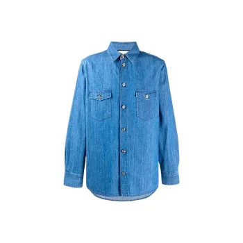 GUCCI Shirts Men Blue