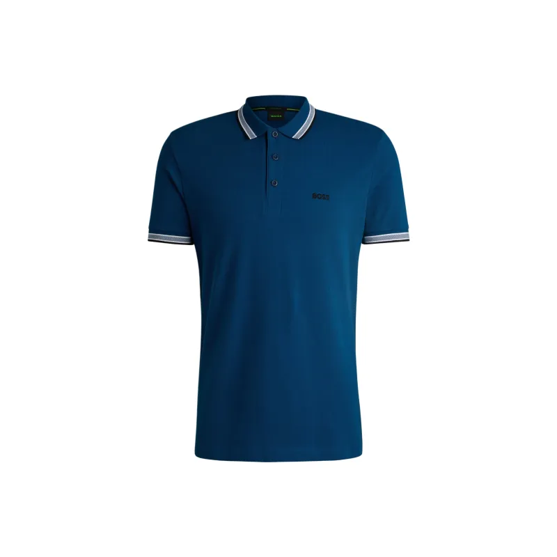 HUGO BOSS Logo embroidered Polo Shirt-0