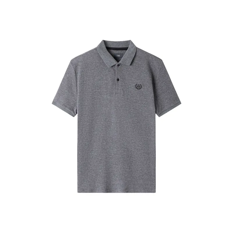 FIRS Polo Shirts Men Heather Gray-0