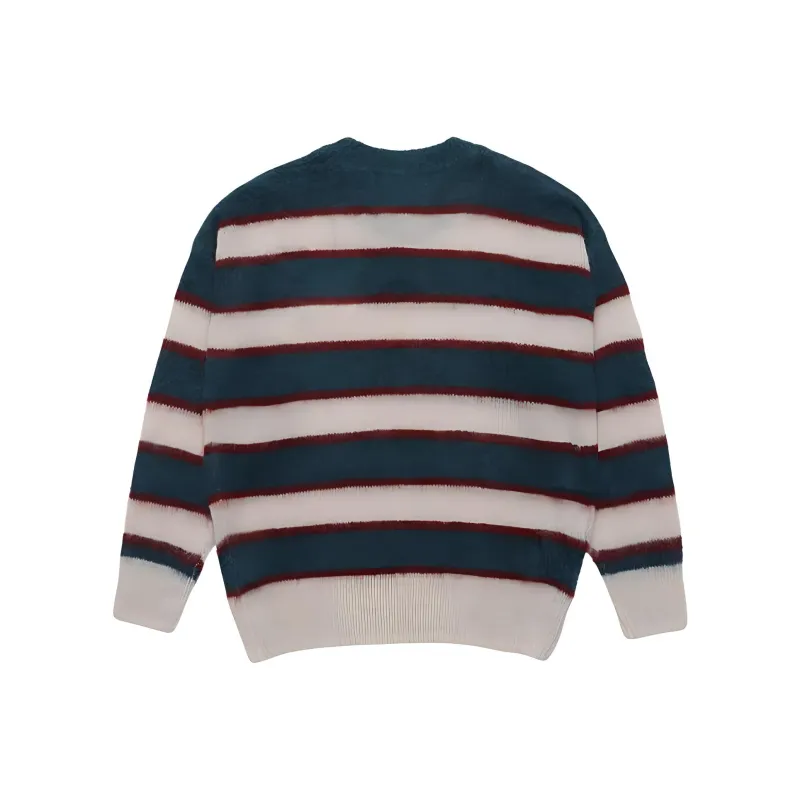 ISABEL MARANT Stripe Detailed Crewneck Jumper-1