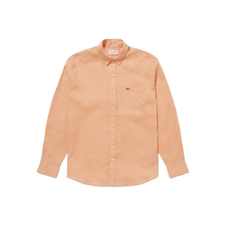 LACOSTE Shirts Men Orange-0