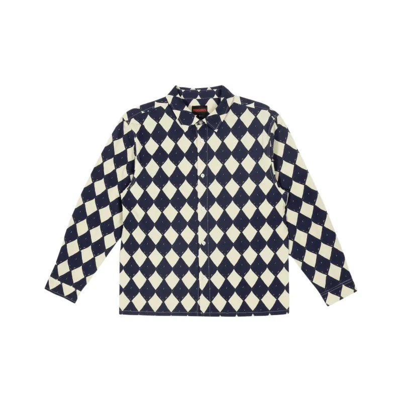 PLEASURES Shirt Unisex Marine Blue-0