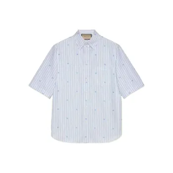 GUCCI Cotton Striped Shirt