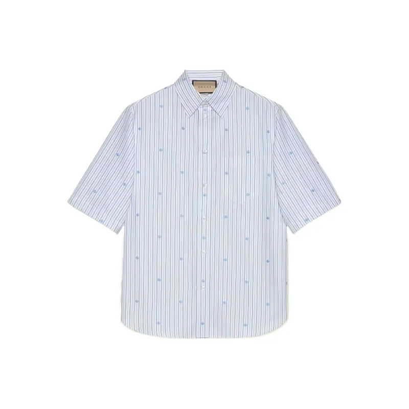 GUCCI Cotton Striped Shirt-0