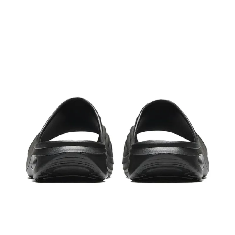 Anta Slip Resistant Abrasion Resistant Massage Slide Slippers Men's Basic Black-3