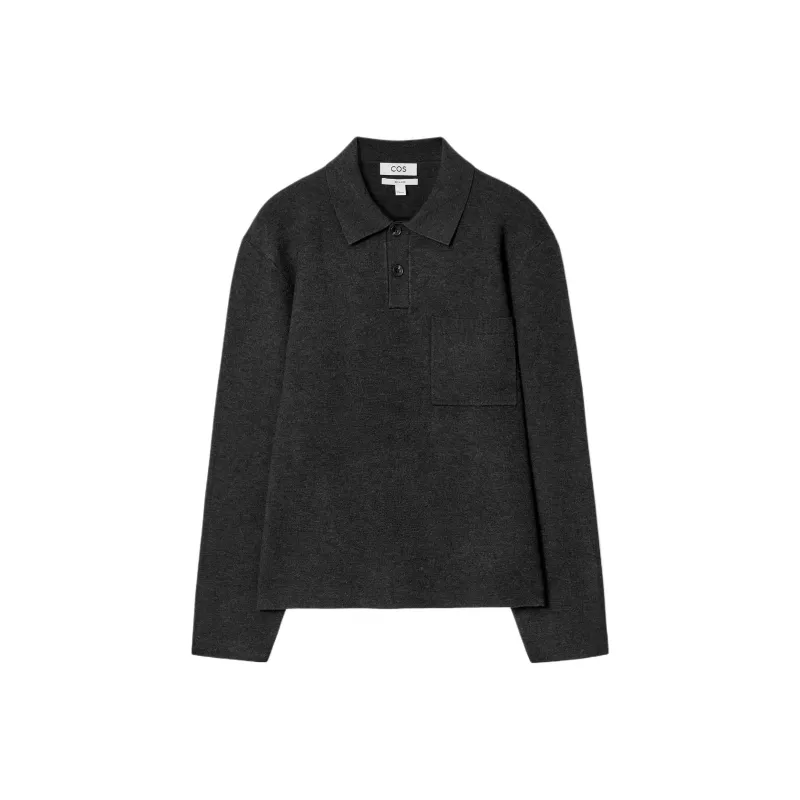 COS Polo Shirts Men Gray-0