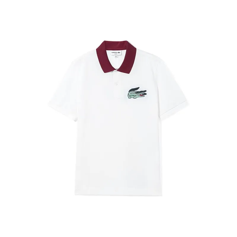 LACOSTE Polo Shirts Men White-0