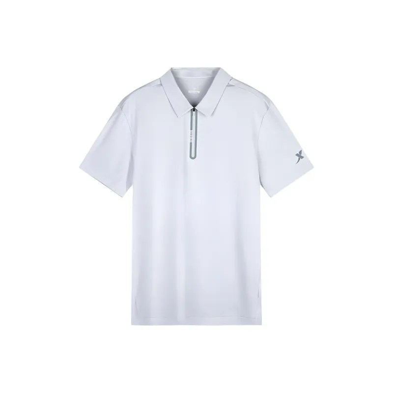 XTEP Polo Shirt Men's Cloud Peak Gray-0