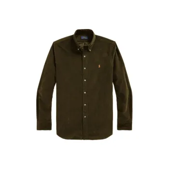 Polo Ralph Lauren Shirts Men Brown Green