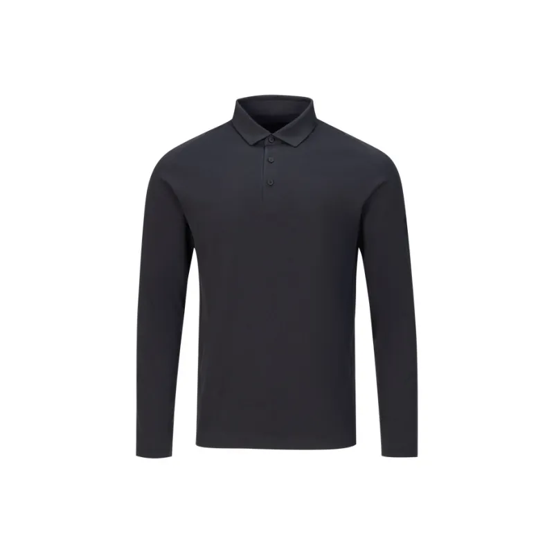 DESCENTE DUALIS Urban Commuting Long Sleeved Polo Shirt Men's-3