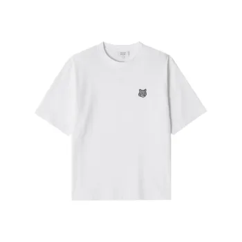 Maison Kitsune Bold Fox Head Patch Oversized T Shirt
