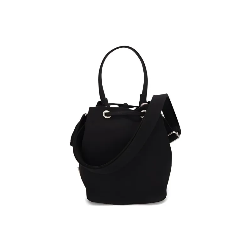 KANGOL Canvas Canvas Bag Bucket Bag Handbag Unisex Black-1