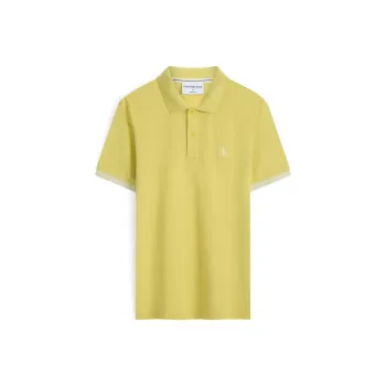 CALVIN KLEIN Polo Shirt Men's Jasmine Yellow