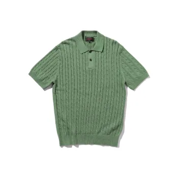 Beams Polo Shirts Men Green