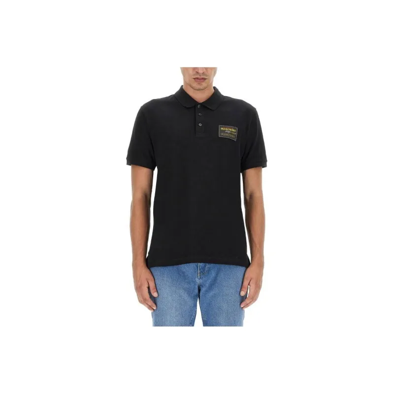 MOSCHINO Polo Shirts Men Black-0