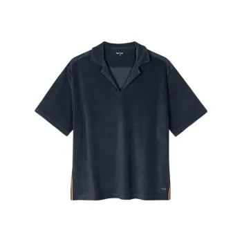PS By Paul Smith Logo Patch Straight Hem Polo Shirt