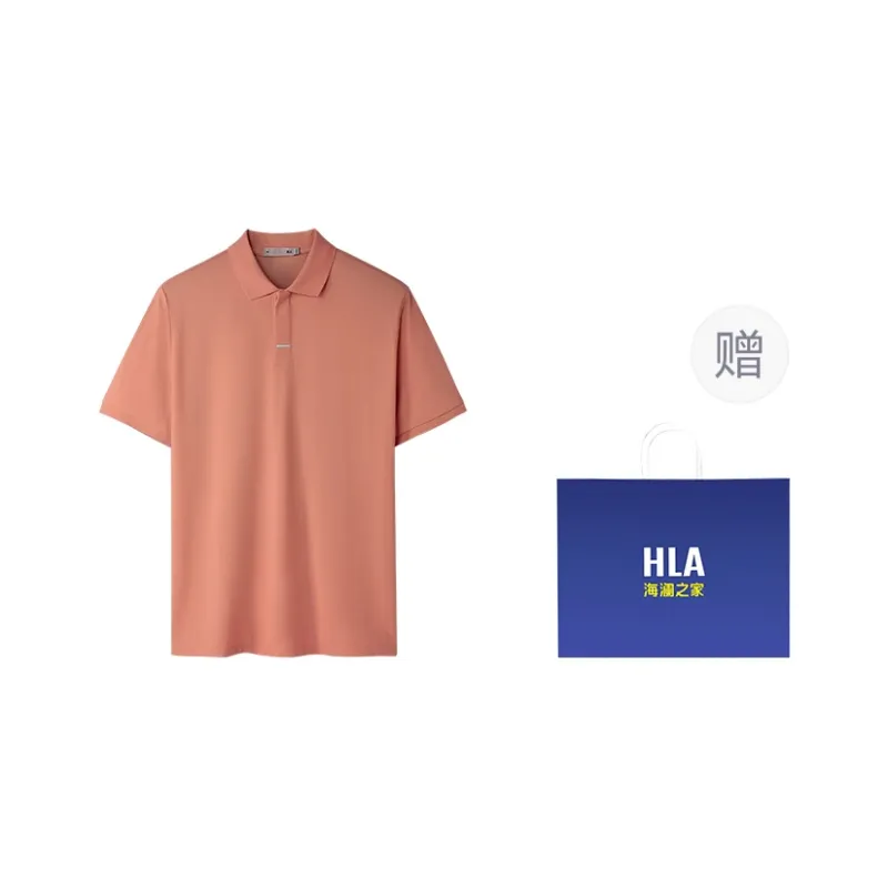 HLA Power Young Series Short Sleeved Polo Shirt Men's-23