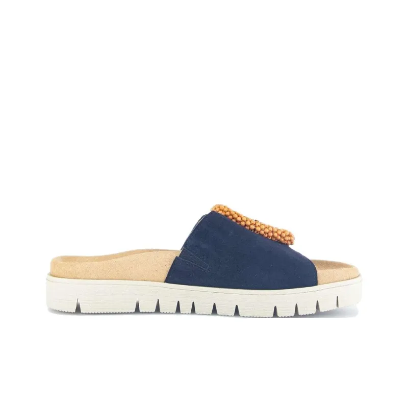 Gabor Abrasion Resistant Slide Slippers Women's Blue-2
