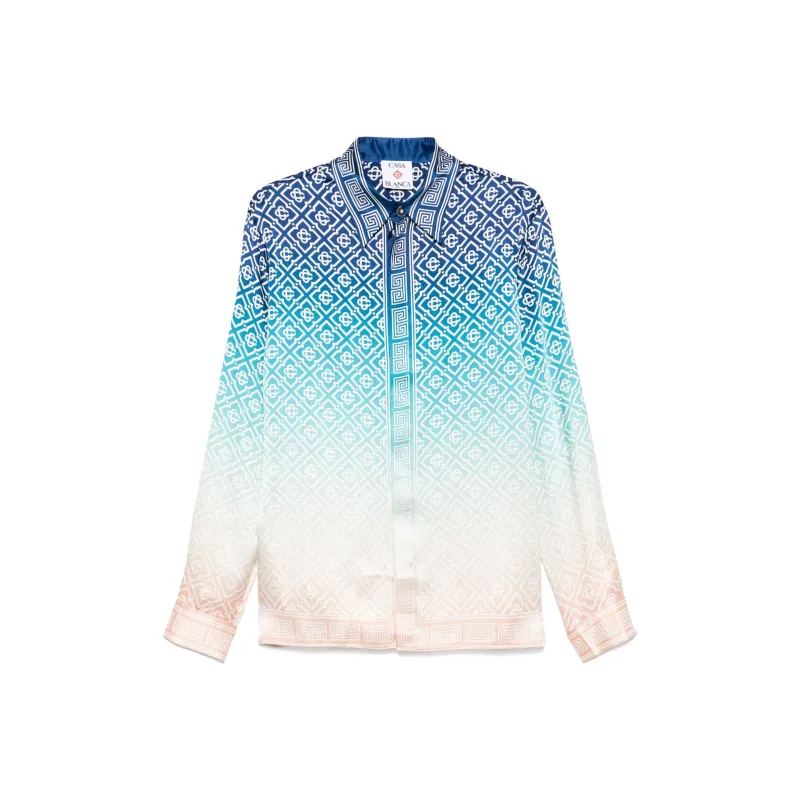 CASABLANCA Gradient Printed Long Sleeved Shirt-0