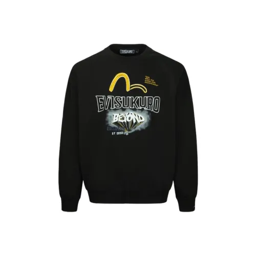 EVISU Sweatshirts Men Black