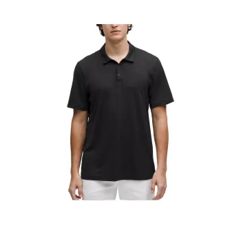 Lululemon Logo Sport Polo Shirt Men's Black