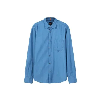 HUGO BOSS Shirt Men's Denim Blue
