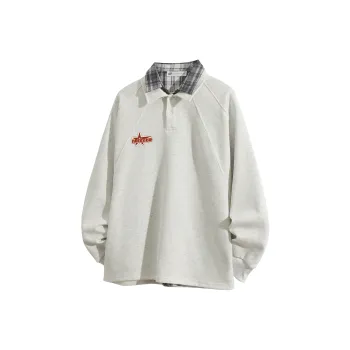 Tre Club Polo Shirt Unisex White Gray