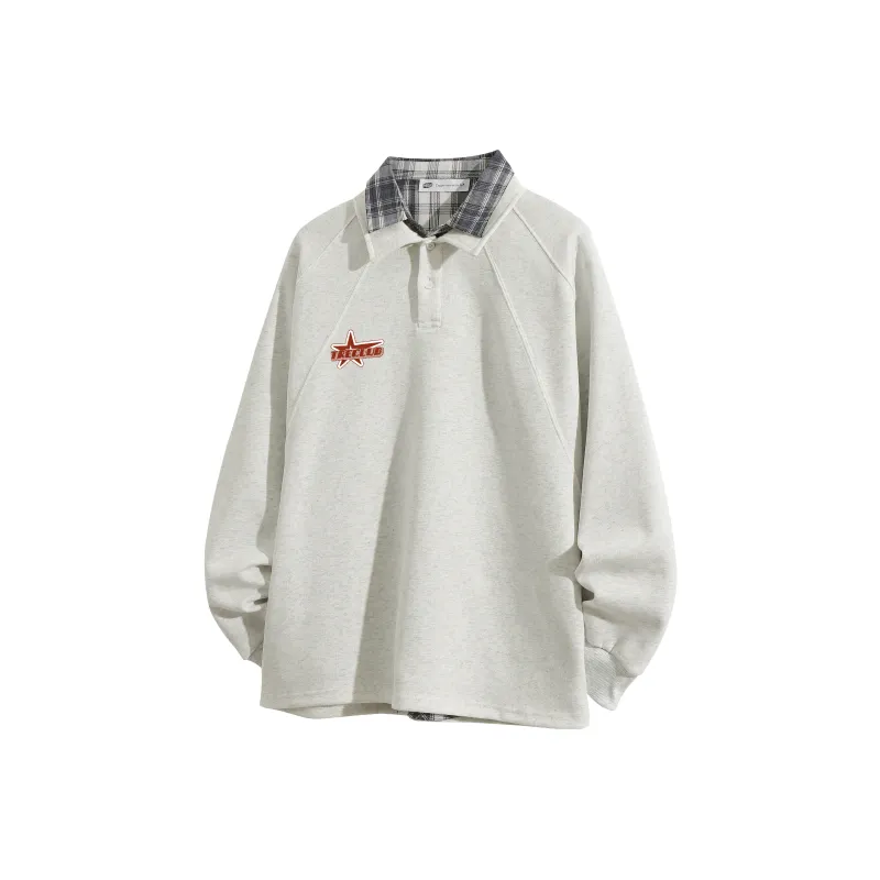 Tre Club Polo Shirt Unisex White Gray-0