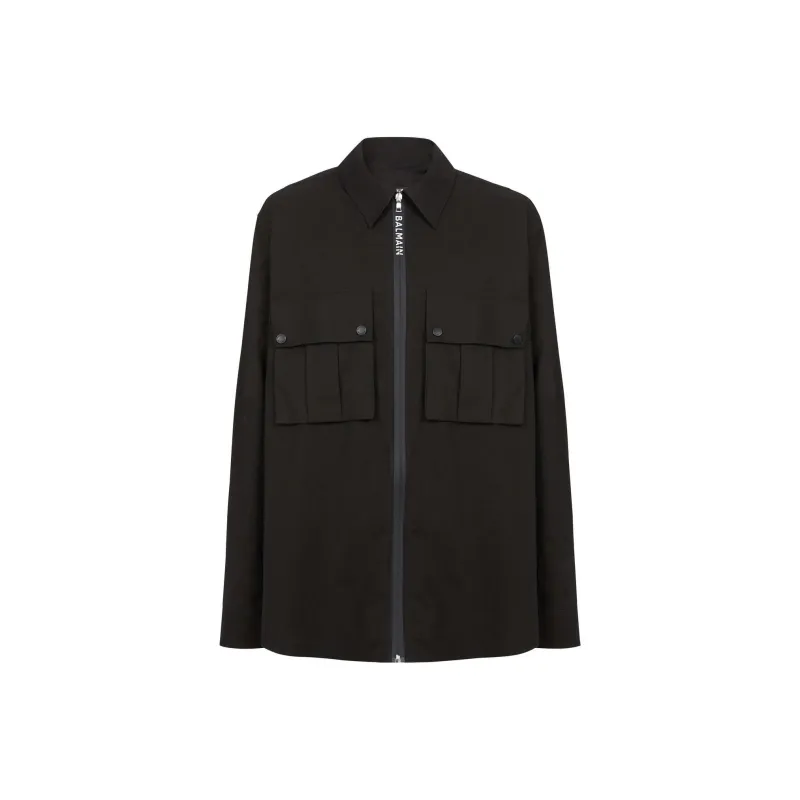 BALMAIN Zip Up Shirt-0