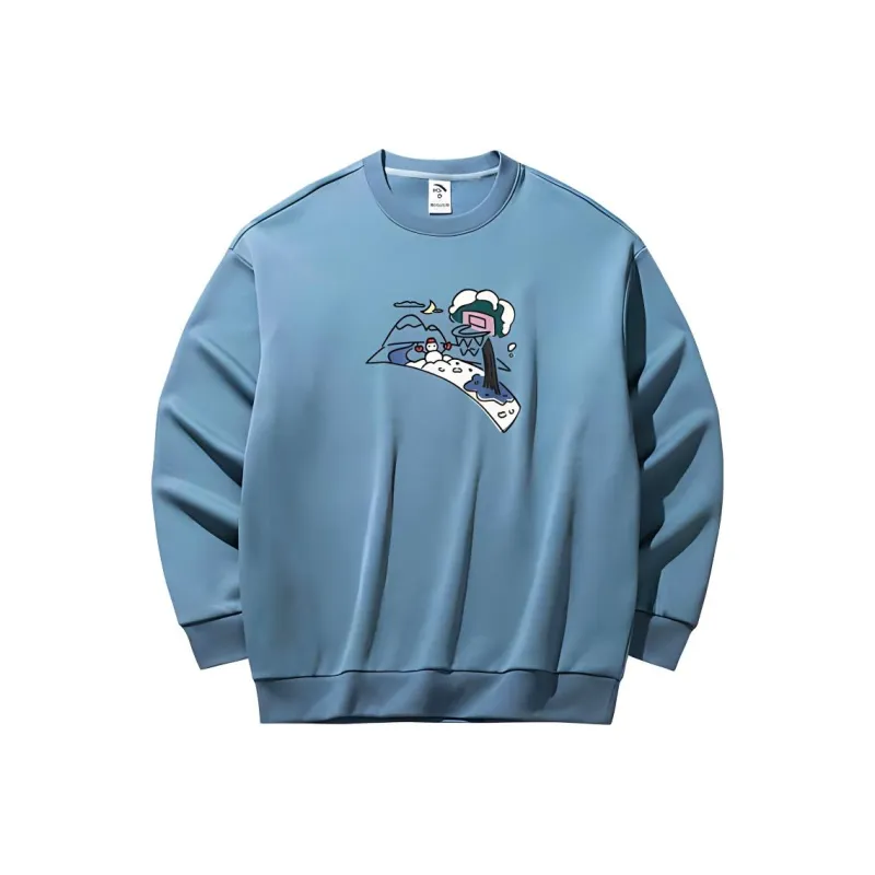 Anta Sports Life Collection Sweatshirt Unisex Cloud Heaven Blue-0