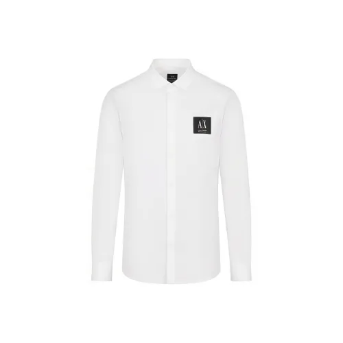 ARMANI EXCHANGE SS23 Shirt Men's White