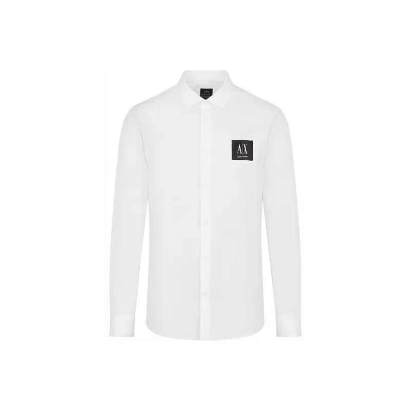 ARMANI EXCHANGE SS23 Shirt Men's White-0