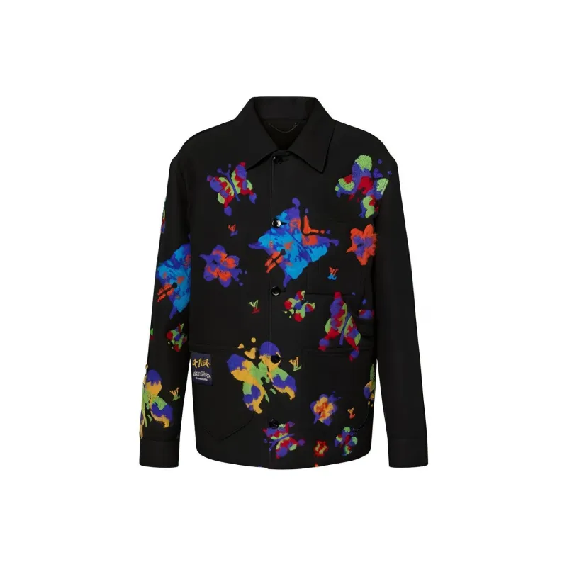 LOUIS VUITTON Shirt Men's Black-0