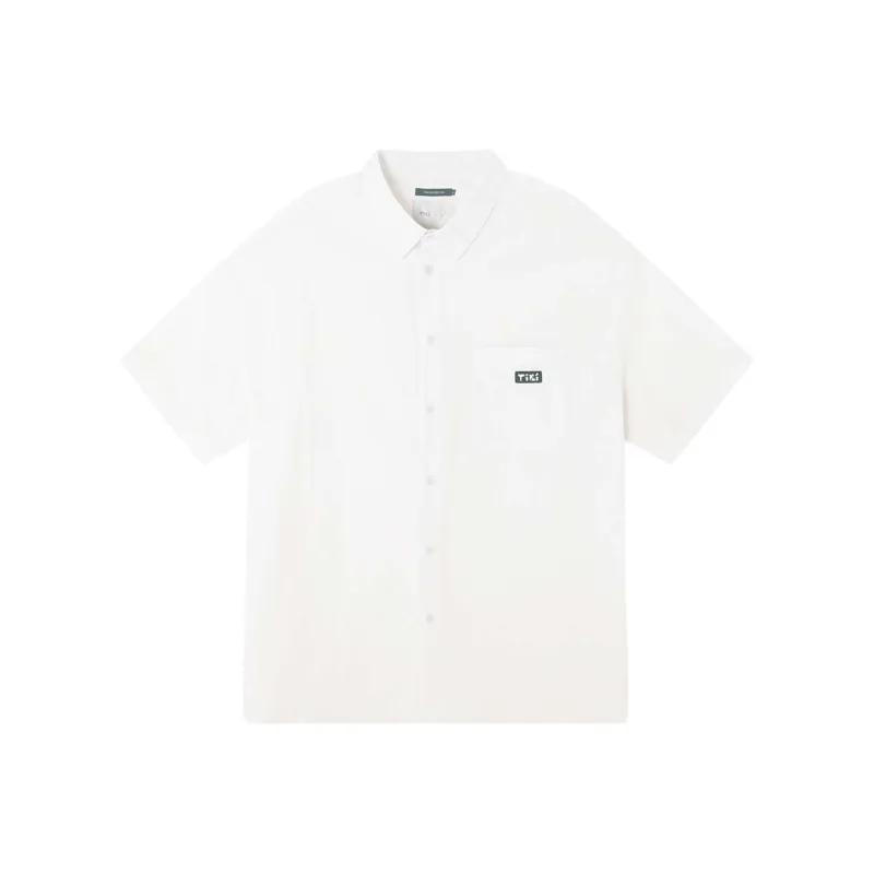 TIKIMOMOKA Solid Color Shirt Summer Unisex-3