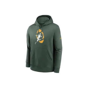 Nike Green Bay Packers Rewind Club Logo Men's Nike Nfl Pullover Hoodie