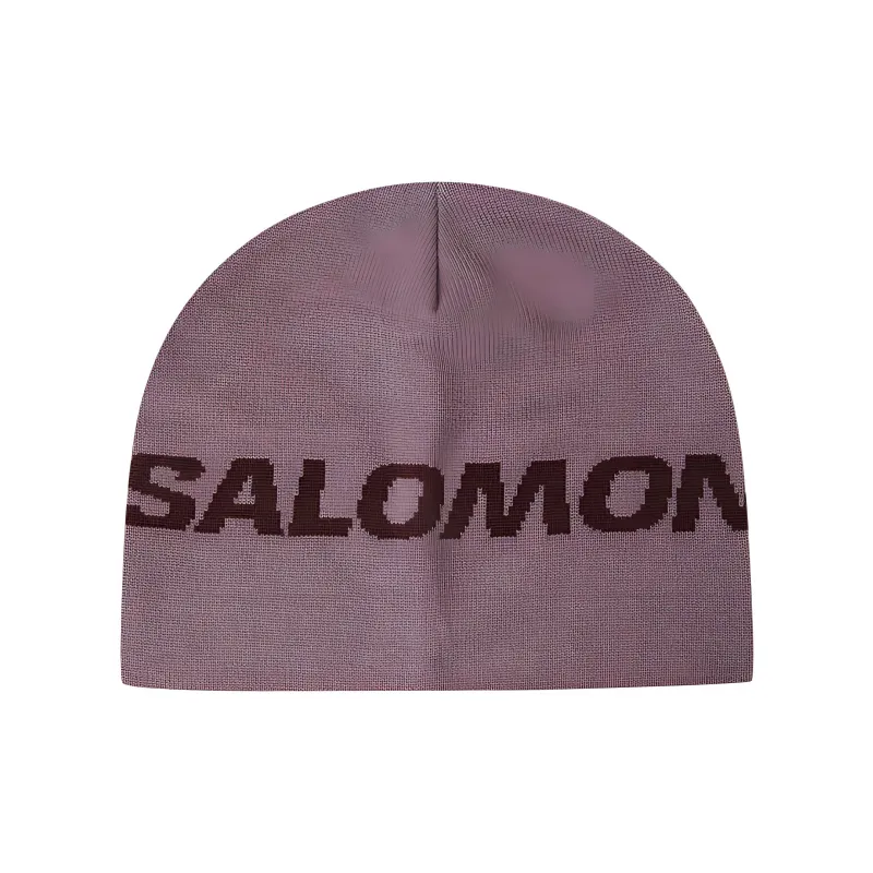 SALOMON Nylon Beanies Unisex Purple-0