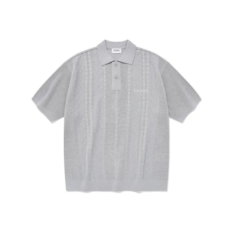 COVERNAT SS23 Polo Shirt Unisex Gray-0