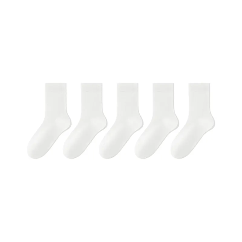 B&C.Room Mid Calf Socks Men's 5 Pack Gift Box Set-0