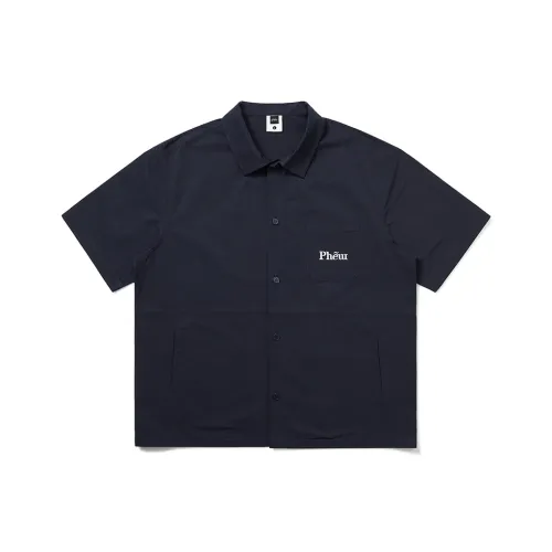 Phew Shirts Unisex Navy Blue